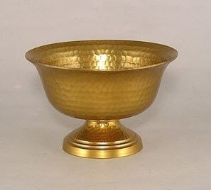 Elegante tazón de latón para decoración de mesa central, exhibición de frutas, artículos esenciales para servir y uso doméstico elegante. - Product Image 2