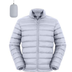Men's Casual Duck Puffer Jacket Winter Windproof Warm <b>Bubble</b> <b>Coats</b> with Waterproof Canvas Fabric Loose Fit off Shoulder - Product Image 1