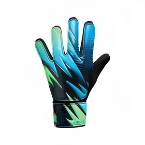 ถุงมือผู้รักษาประตูฟุตบอลเด็ก BLACK RACING GEAR แบบเต็มนิ้ว ผลิตจากโพลีเอสเตอร์/ผ้าฝ้าย ปิดด้วยหัวเข็มขัด พร้อมยางลาเท็กซ์เพิ่มการยึดเกาะ - Product Image 3