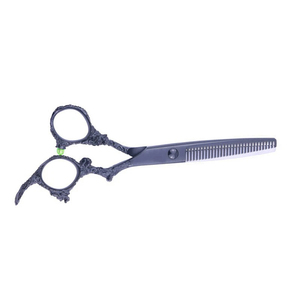 Nouveauté : Ciseaux à effiler les cheveux en acier inoxydable pour droitiers, pointe acérée, lame droite, pour barbiers et salons. - Product Image 4