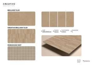 Azulejo de Porcelana con Textura Fabula de Diseño, 600x1200mm, 60x120cm, 24x48 Pulgadas, Formato Grande, Solución Decorativa Premium para Superficies Interiores - Product Image 5