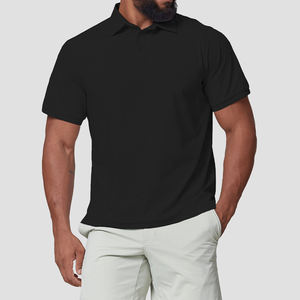 Camiseta Polo Deportiva de Secado Rápido, con Logotipo Personalizado, de Spandex y Poliéster, Sensación Fresca, Manga Corta, Absorbe la Humedad - Product Image 4