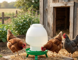 Bebedero de Plástico de 12L con Patas para Pollos y Aves de Corral, Tipo Bola - Product Image 3