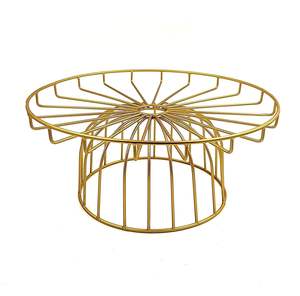 Support à gâteau élégant en métal, idéal pour les arrangements sucrés lors de mariages, fêtes et tables décoratives - Product Image 5