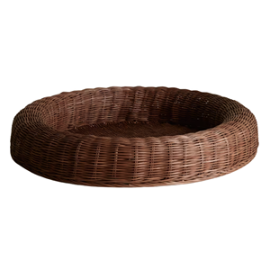Unique Rattan Storage <b>Basket</b> Customize Color, Eco-Friendly <b>Wicker</b> Tray For Tabletop Decor Premium Vietnam Rattan Organizer - Product Image 1