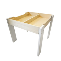 Ensemble chaise et table multi-activités en bois pour enfants et tout-petits enfants d'âge préscolaire garderies salles de jeux salons