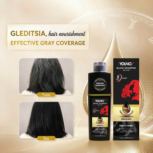 <b>Hair</b> Color <b>Shampoo</b> OEM ODM Permanent Home Use <b>Black</b> Color Quick Application - Product Image 5