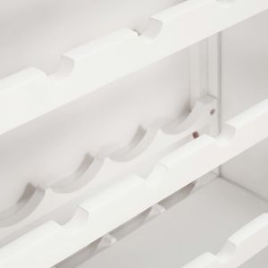 Estante para Vino de Madera de Roble Macizo de 28.3\"x12.6\"x35.4\", Elegantes Botelleros de Roble - Product Image 6