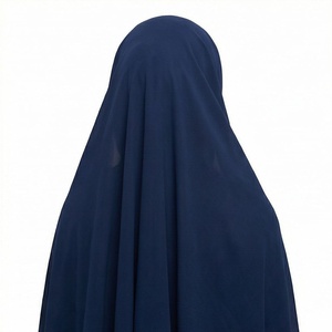 Hiyab de Chifón de Color Sólido para Mujer, Transpirable, para Uso Diario, Pañuelo Étnico de Oriente Medio - Product Image 1