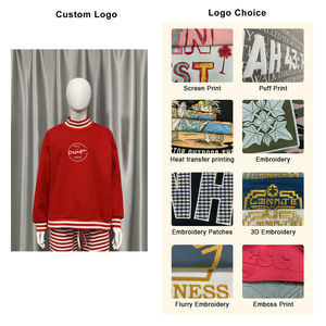 Sweat-shirt à col montant 100 % coton pour femme, respirant, à épaules tombantes, manches longues, qualité supérieure, décontracté, en molleton, OEM, le plus vendu - Product Image 6