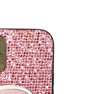 เคสโทรศัพท์ iPhone สีชมพู ประดับคริสตัลวิบวับ ป้องกันการกระแทก ดีไซน์หรูหราทันสมัย สำหรับผู้หญิง - Product Image 2