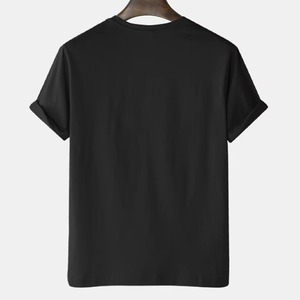 Premium Quality Men's Plain Cotton T-Shirt Ideal for Minimalist Fashion Layering and Everyday <b>Wardrobe</b> Essentials - Product Image 2