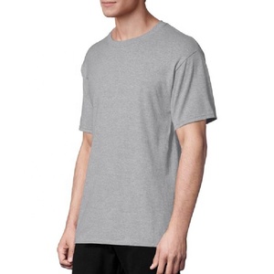 T-shirts pour hommes 100 % coton de haute qualité, grandes tailles, personnalisables, effet délavé, motif uni, tissu tricoté 200 grammes, vente en gros - Product Image 5
