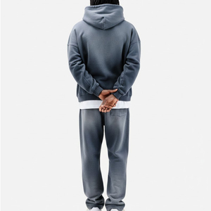 Meilleurs fabricants de vêtements : Survêtements délavés pour hommes, prix de gros, vêtements décontractés, survêtement uni et vierge pour hommes, en vente - Product Image 2