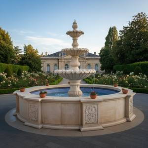 Fuente de Mármol Moderna, Resistente al Fuego y Ecológica para Uso en Exteriores - Product Image 1