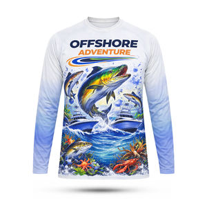 Venta Directa de Fábrica, Precio Razonable, Camisas de Manga Larga para Hombre, Tallas Grandes, Estampado Animal, Secado Rápido, 100% Poliéster OEM - Product Image 4