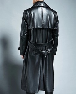 Abrigos de Cuero Cómodos para Hombre con Mangas Largas y Largo Regular, Precio Razonable, Servicio OEM - Product Image 5