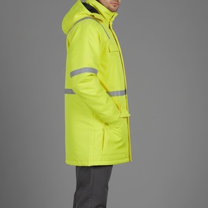 Chaqueta de Seguridad Reflectante con Cremallera y Bolsillos para Uso en Construcción, Fabricación y Mantenimiento - Product Image 5