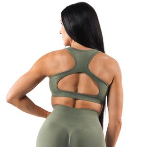 Sujetador Deportivo Contour para Mujer, Color Verde Salvia, Espalda Cruzada, Transpirable, de Secado Rápido, para Gimnasio, Ejercicio, Fitness, Yoga, Ropa Deportiva - Product Image 2