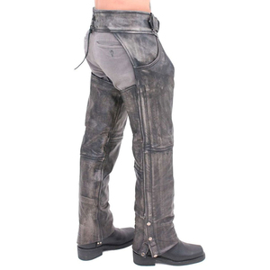 Best Quality Soft Genuine Leather <b>Chaps</b> Custom Style 100% Top High Breathable Loose Leather Full <b>Chaps</b> Horse <b>Riding</b> New Design - Product Image 4