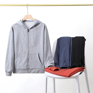 Sweat à capuche zippé noir vierge personnalisé de qualité supérieure pour homme, en molleton épais, coupe oversize, style streetwear décontracté - Product Image 4