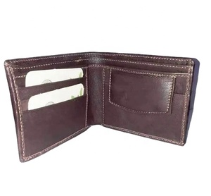 Customized Bi-fold Leather <b>Wallet</b> <b>for</b> <b>Men</b> 100% Genuine Cow Leather with Premium Quality at Factory Price - Product Image 3