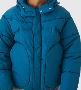 Veste matelassée haut de gamme pour homme – Idéale pour l'hiver, décontractée et résistante au vent, avec fermeture éclair et poches latérales – Manteau pour homme - Product Image 5