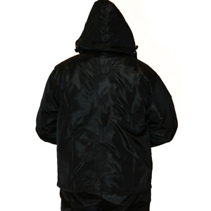 Wholesale Custom Logo Men's Pullover <b>Jacket</b> & Tracksuit Set Polyester/Cotton Stand Collar Heavyweight Outerwear Windbreaker - Product Image 2