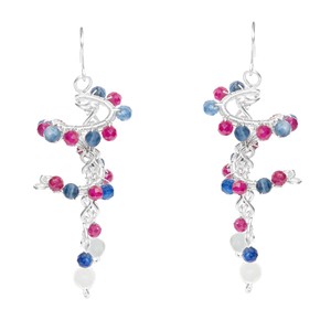 New Trending 2025 beGems Wholesale Wrapped <b>Moon</b> and Star Cuff <b>Earrings</b> for Women Modern Celestial Jewelry - Product Image 2