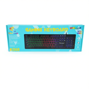 Gaming Keyboard K566 <b>USB</b> Wired RGB Backlit Full Size for PC Laptop Gaming - Product Image 2