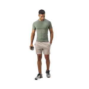 Gran oferta, venta al por mayor, camiseta en blanco de compresión de Color sólido para hombre de calidad Premium, camiseta de entrenamiento de gimnasio atlético, camiseta de Fitness de secado rápido - Product Image 2