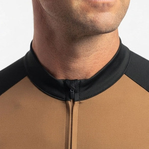 Maillot de cyclisme pour homme avec fermeture éclair sur le devant, maillot de course sur route pour homme, 100% polyester, maillot de cyclisme pour homme à manches courtes - Product Image 4