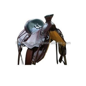 Selle de course en cuir de haute qualité Western Roping Ranch Wade Nouveau design Selle de course anglaise pour l'équitation - Product Image 1