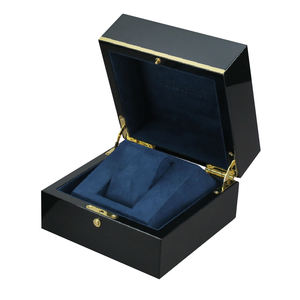 Étui de rangement carré en MDF écologique pour montres et lunettes, par le fournisseur - Product Image 2