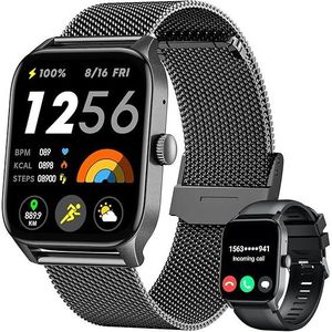 Reloj Inteligente de Moda para Mujer, Pantalla Táctil de 1.83 Pulgadas, Resistente al Agua, Monitor de Ritmo Cardíaco, Funciones de Contestar/Hacer Llamadas, Compatible con Teléfonos Android e iOS - Product Image 1