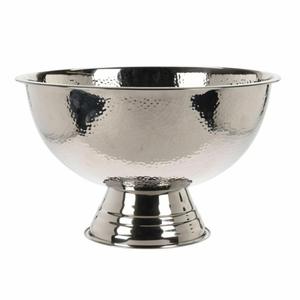 Refroidisseur à champagne décoratif moderne avec poignées en corde, base sur pied, grande capacité de 3 litres, bol à boissons pour comptoir - Product Image 3