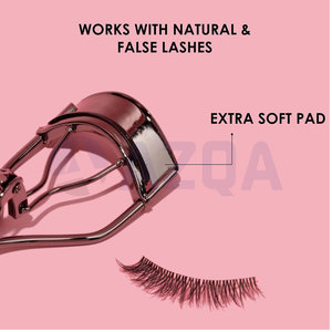 Rizador de Pestañas Profesional de Acero Inoxidable con Agarre Cómodo y Almohadilla de Silicona de Repuesto para Maquillaje y Belleza - Product Image 2