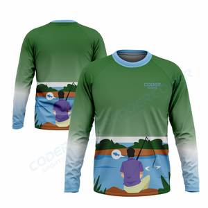 Camisetas de Pesca Transpirables de Secado Rápido con Protección Solar UPF50 para Hombre y Mujer, Diseño Personalizado, Cuello Redondo, Jersey de Manga Larga para Pesca - Product Image 3