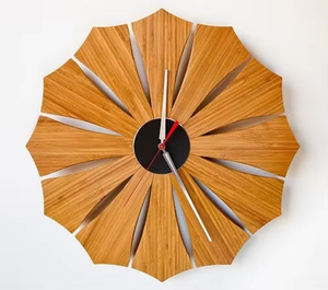 Reloj de Pared de Madera y Resina de Diseño Moderno Hecho a Mano, Decoración del Hogar de Alta Calidad - Product Image 6