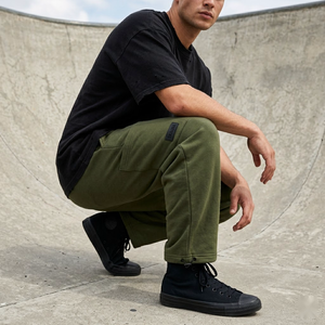 กางเกงจ็อกเกอร์โอเวอร์ไซส์สำหรับผู้ชายและผู้หญิง |   กางเกงทรงตรงแบบหลวม ระบายอากาศได้ดี เอวกลาง ยืดหยุ่น น้ำหนักเบา ทรงสกิมิทาร์ ผ้าชั้นอากาศ สวมใส่สบายสำหรับฤดูใบไม้ผลิ - Product Image 2