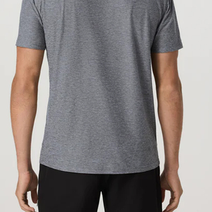 เสื้อยืดโลโก้ Modern Men ดีไซน์ปกพับได้ สวมใส่สบายและทันสมัยสำหรับคอลเลคชั่นฤดูร้อน / ดีไซน์สีพื้นพร้อมโลโก้ - Product Image 5