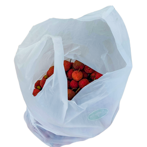 Mejor precio liso blanco y negro camiseta bolsas de plástico bolsas de camiseta bolsas de polietileno transparente con asas de Vietnam - Product Image 4