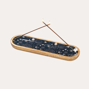 Porte-bâton d'encens en bois au design multicolore Meena personnalisé Décoration intérieure de luxe pour diffuseur d'aromathérapie de parfum aromatique - Product Image 3