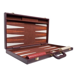 Luxury Leather <b>Backgammon</b> Set Premium Velvet <b>Board</b> Game Classic Wooden Travel <b>Backgammon</b> <b>Board</b> Table Games with Dice for Adults - Product Image 3