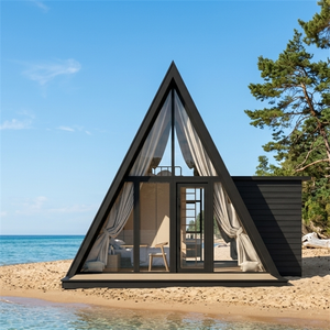 Villa Modular y Hotel Premium Meadow Brook Lodge, Estructura de Acero Ligero, <span class=keywords><strong>Casa</strong></span> en Forma de A, S350 35 - Product Image 1