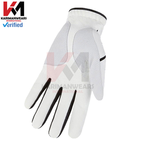 Ventilated Mesh Golf <b>Gloves</b> Premium Cabretta Leather Custom Logo Professional Breathable Soft Training Gear Wholesale Factory - Product Image 6