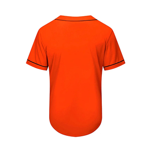 Maillot de baseball personnalisé à manches courtes grande taille, uniforme d'équipe sublimé, vêtements de sport 100% polyester unisexe, fabricant et fournisseur - Product Image 2