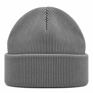 OARH_INT INDUSTRY Bonnet ajustable en jacquard gris avec logo brodé, unisexe, décontracté, hiver, adulte, en tricot - Product Image 4