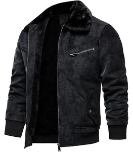 Chaqueta Acolchada de Mujer en Cuero Sintético Negro, Cuello Alto, Cierre de un Solo Botón, Estilo Motero, Casual y Cómoda - Product Image 3