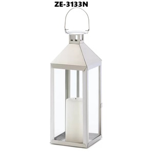 Farol Moderno de Acero Inoxidable para Decoración Interior de Hogar y Hotel, Actividades Religiosas Navideñas, Hecho a Mano, Protección Contra el Viento, Colgante - Product Image 2